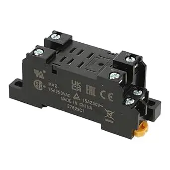 Omron 8-pin Relay Socket, PCB / DIN (PYFZ-08-E)