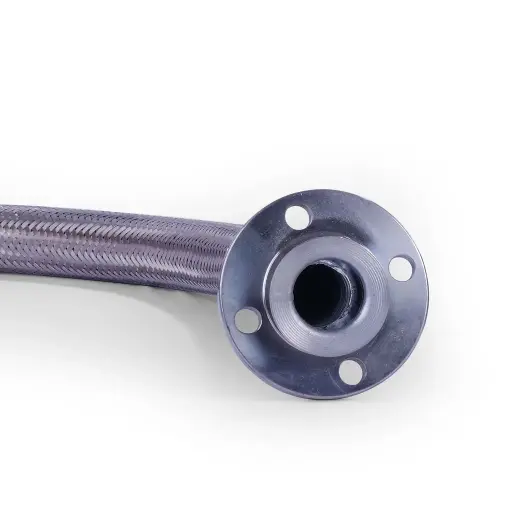 [1.5" SS Braided Hose] SS BRAIDED HOSE PIPE 1.5" RF FLANGED ON BOTH ENDS (LENGTH 1M)