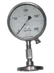 BOURDON SENSING PRESSURE GAUGE (-1 to 9 KG/CM2 RANGE) - 6"(150MM)