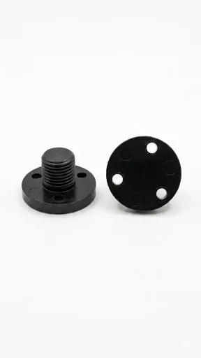 [06-040] PLUG VALVE BLOCK- POLYPROPYTHENE-1/4'