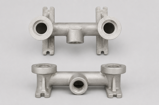 [V 04-5080-02] Manifold, Inlet, Footed