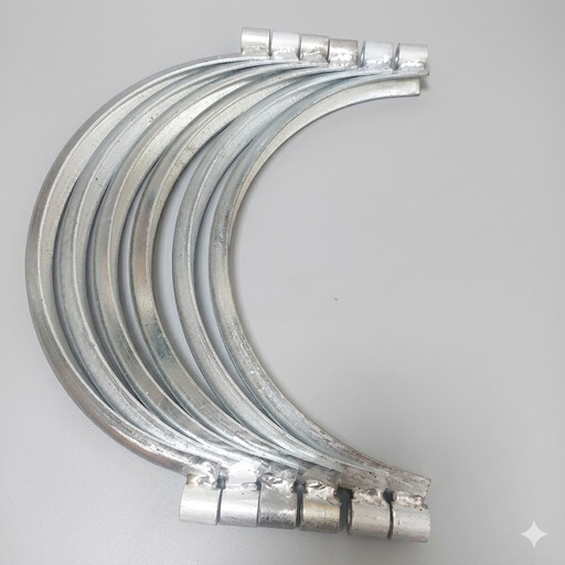 [V 15-7300-08] CLAMP BAND, LARGE, NESTED